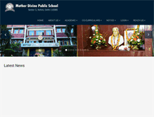 Tablet Screenshot of motherdivineschool.com